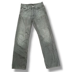 Hugo Boss Men's Jeans Relaxed Straight‎ Dark Grey Wash Size 31 x 32